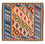 Alfombra Kelim - Oriental cuadrado  - 103 x 100 cm - marrón claro