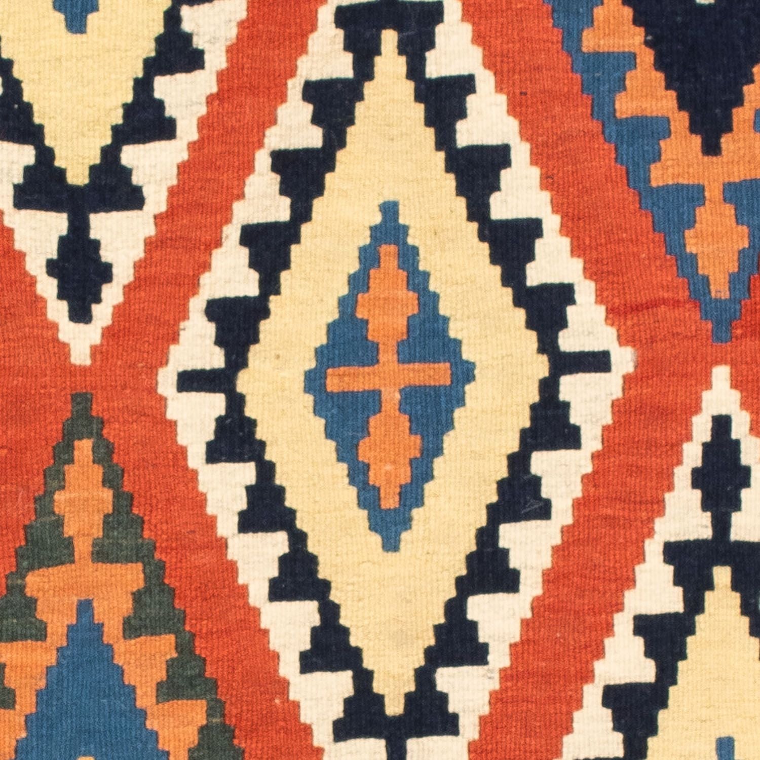 Alfombra Kelim - Oriental cuadrado  - 114 x 102 cm - rojo