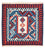 Alfombra Kelim - Oriental cuadrado  - 104 x 103 cm - azul oscuro