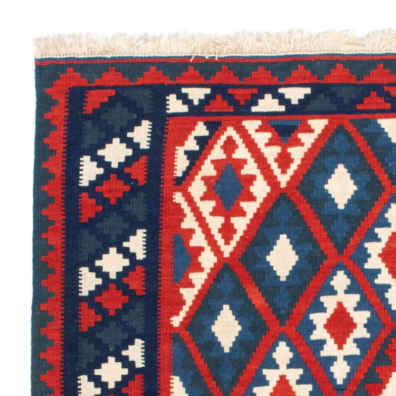 Alfombra Kelim - Oriental cuadrado  - 102 x 94 cm - rojo oscuro