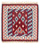 Alfombra Kelim - Oriental cuadrado  - 106 x 103 cm - rojo oscuro
