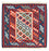 Alfombra Kelim - Oriental cuadrado  - 105 x 104 cm - multicolor