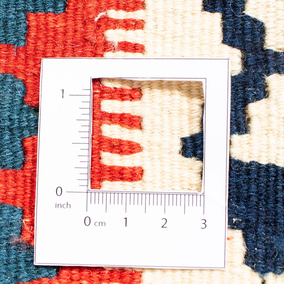 Alfombra Kelim - Oriental cuadrado  - 125 x 110 cm - azul