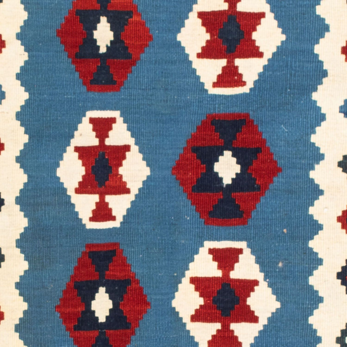 Alfombra Kelim - Oriental cuadrado  - 107 x 102 cm - azul