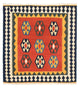 Kilim Fars Alfombra 100x105cm
