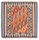 Alfombra Kelim - Oriental cuadrado  - 104 x 104 cm - óxido
