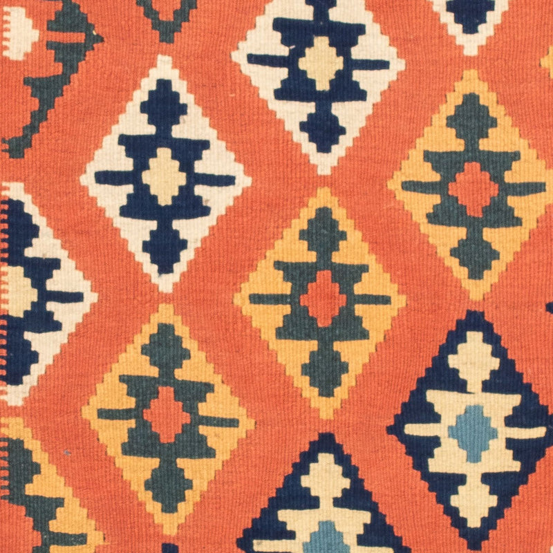 Alfombra Kelim - Oriental cuadrado  - 104 x 104 cm - óxido