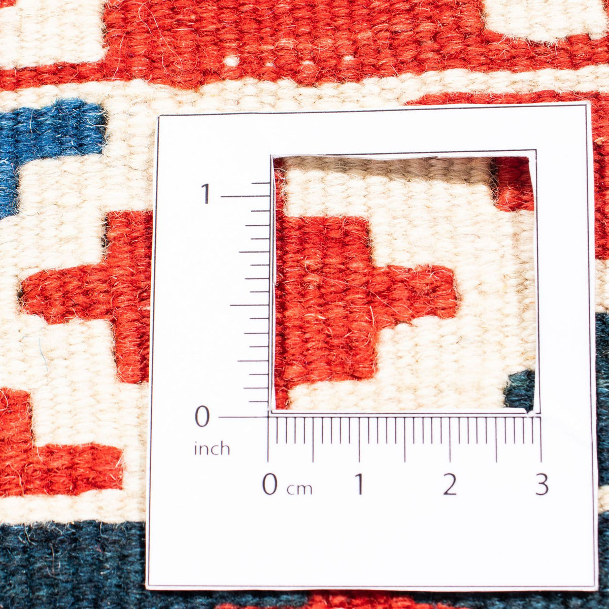 Alfombra Kelim - Oriental cuadrado  - 104 x 100 cm - azul oscuro