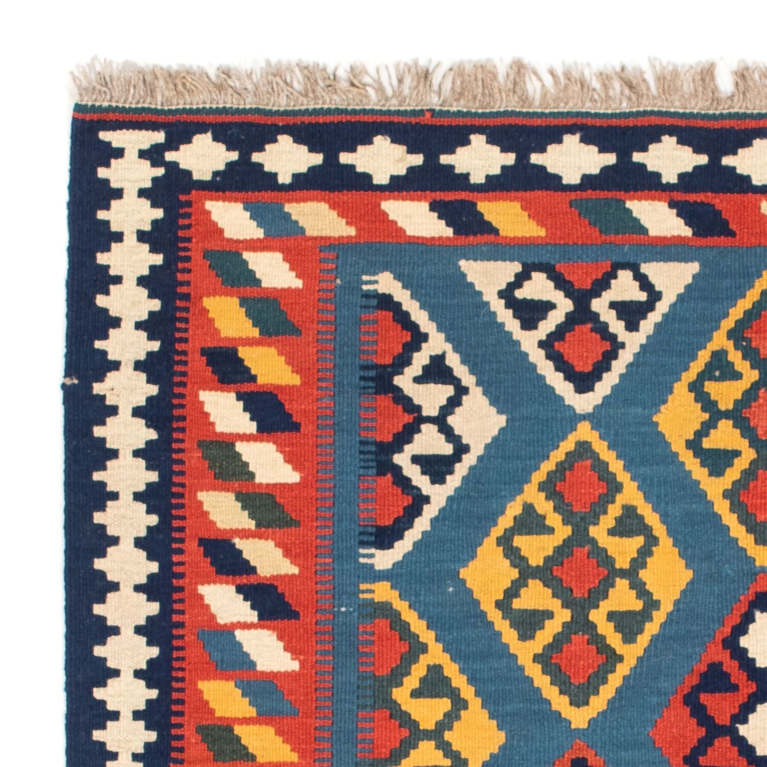 Alfombra Kelim - Oriental cuadrado  - 101 x 99 cm - azul oscuro