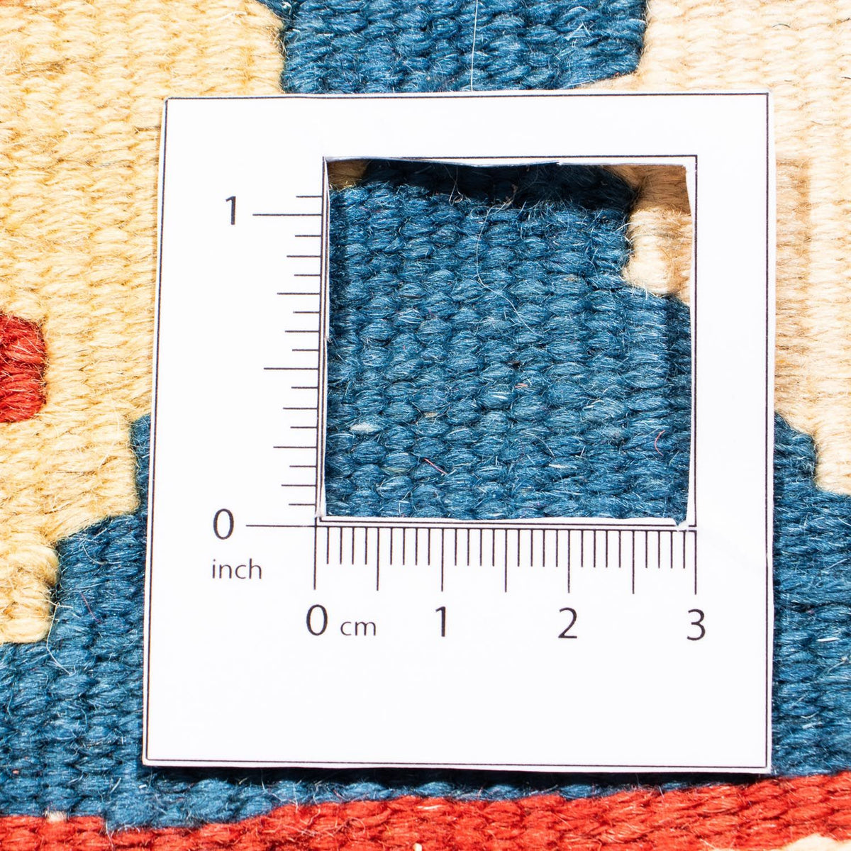 Alfombra Kelim - Oriental cuadrado  - 105 x 101 cm - rojo oscuro