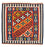 Alfombra Kelim - Oriental cuadrado  - 107 x 105 cm - rojo