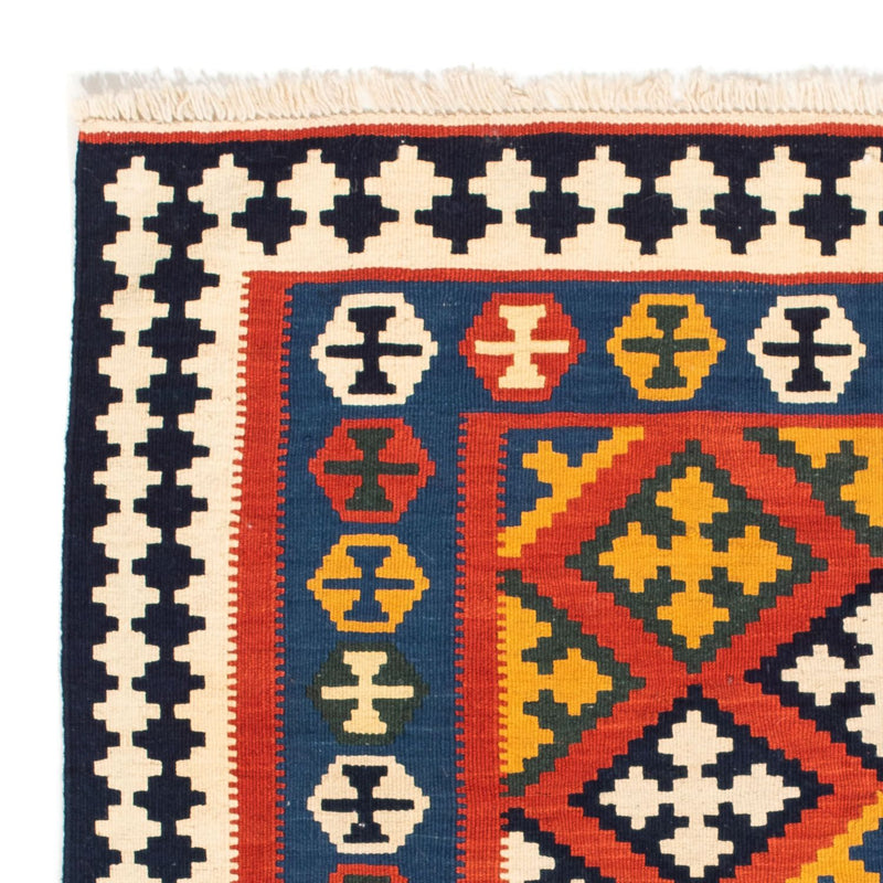 Alfombra Kelim - Oriental cuadrado  - 107 x 105 cm - rojo