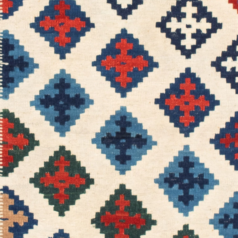 Alfombra Kelim - Oriental cuadrado  - 104 x 102 cm - multicolor