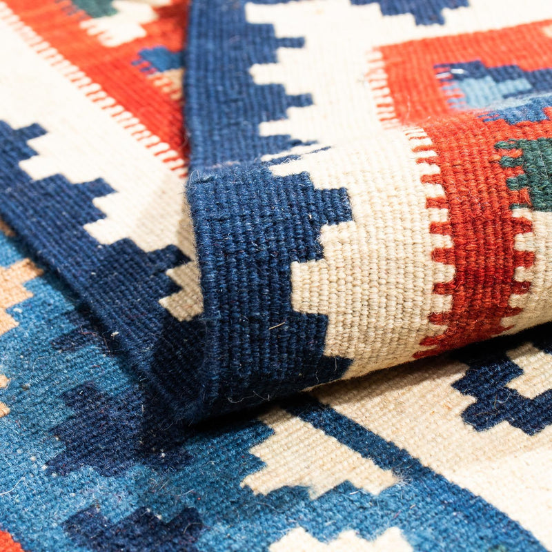 Alfombra Kelim - Oriental cuadrado  - 104 x 102 cm - multicolor
