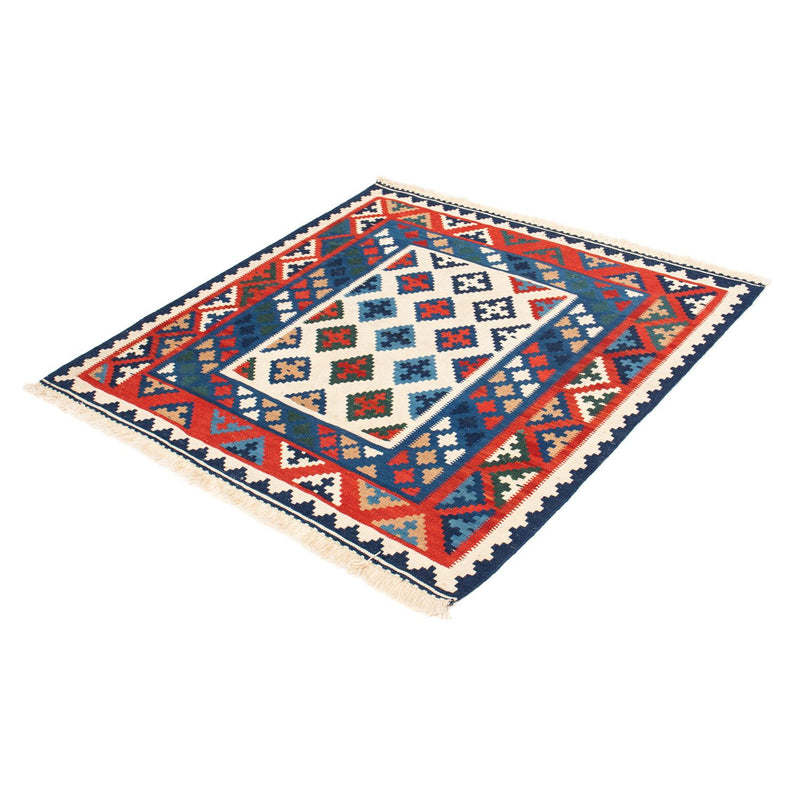 Alfombra Kelim - Oriental cuadrado  - 104 x 102 cm - multicolor