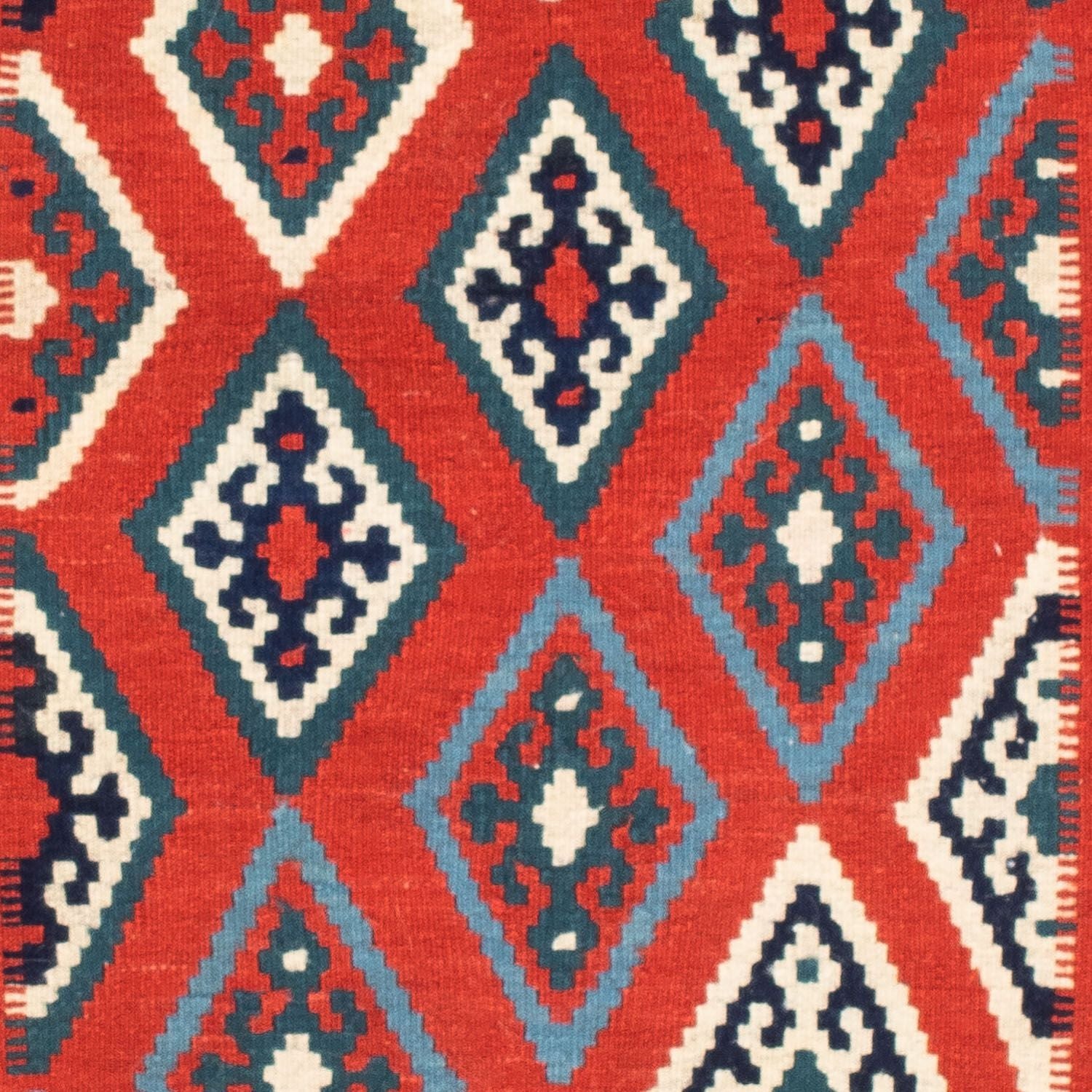 Alfombra Kelim - Oriental cuadrado  - 103 x 101 cm - multicolor