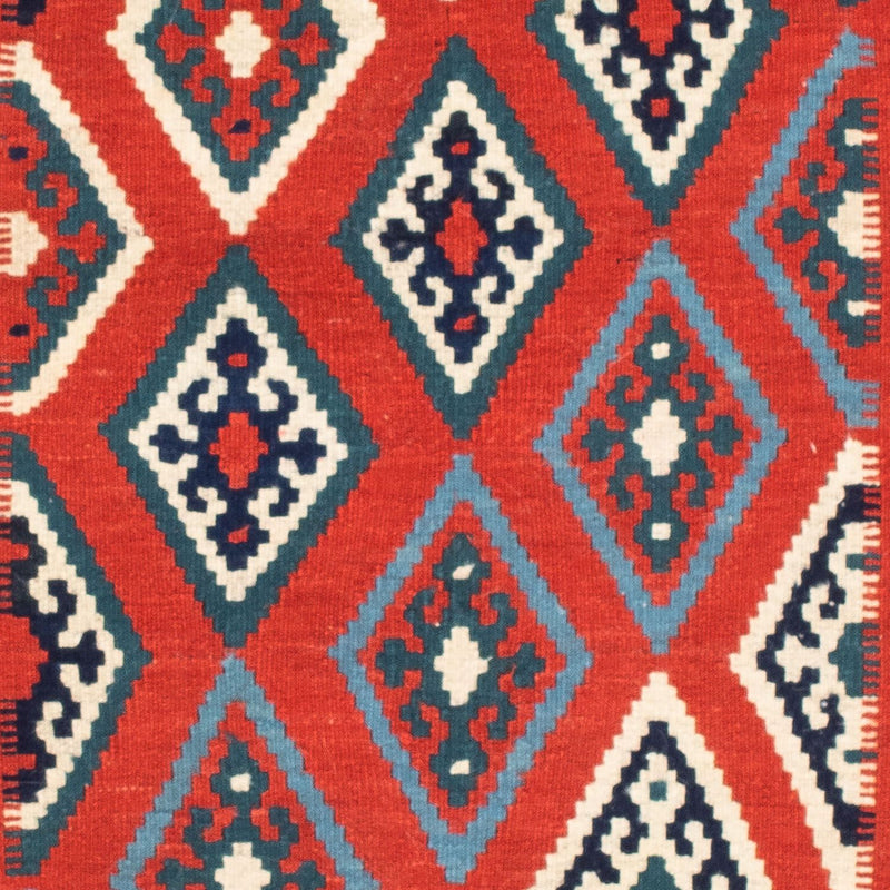 Alfombra Kelim - Oriental cuadrado  - 103 x 101 cm - multicolor