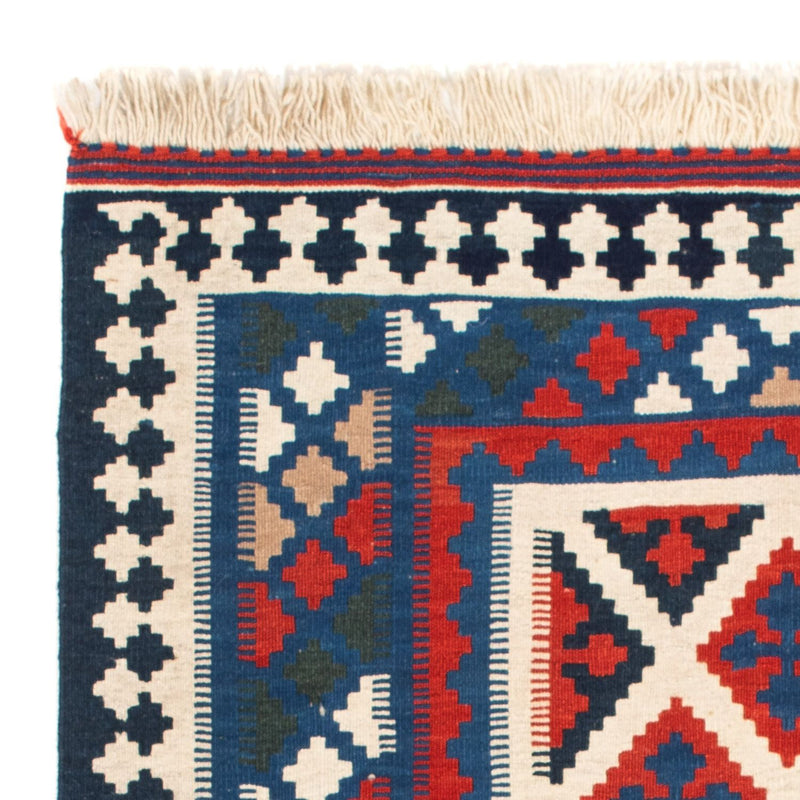 Alfombra Kelim - Oriental cuadrado  - 108 x 103 cm - azul