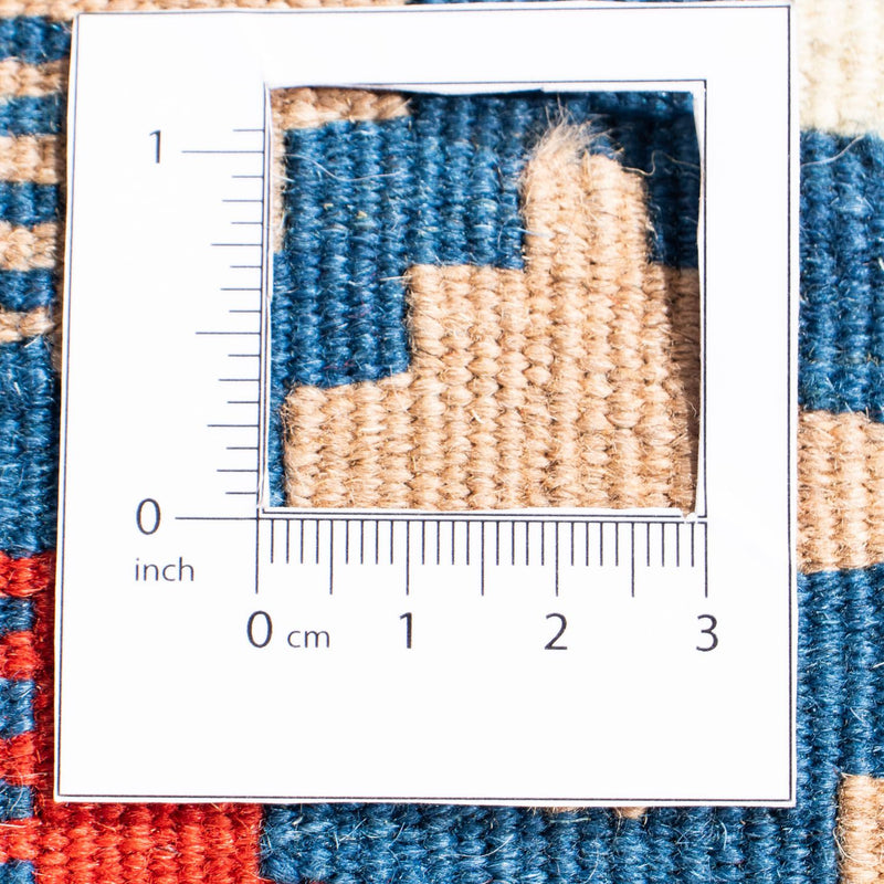 Alfombra Kelim - Oriental cuadrado  - 108 x 103 cm - azul