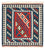 Alfombra Kelim - Oriental cuadrado  - 105 x 102 cm - multicolor