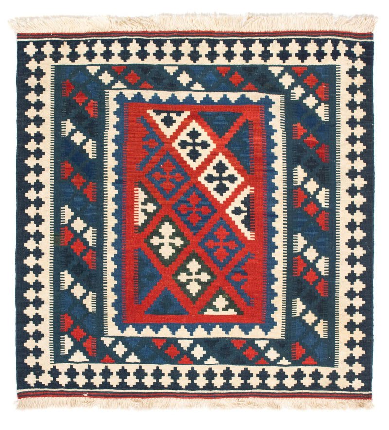 Alfombra Kelim - Oriental cuadrado  - 105 x 102 cm - multicolor