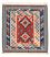Alfombra Kelim - Oriental cuadrado  - 106 x 100 cm - multicolor