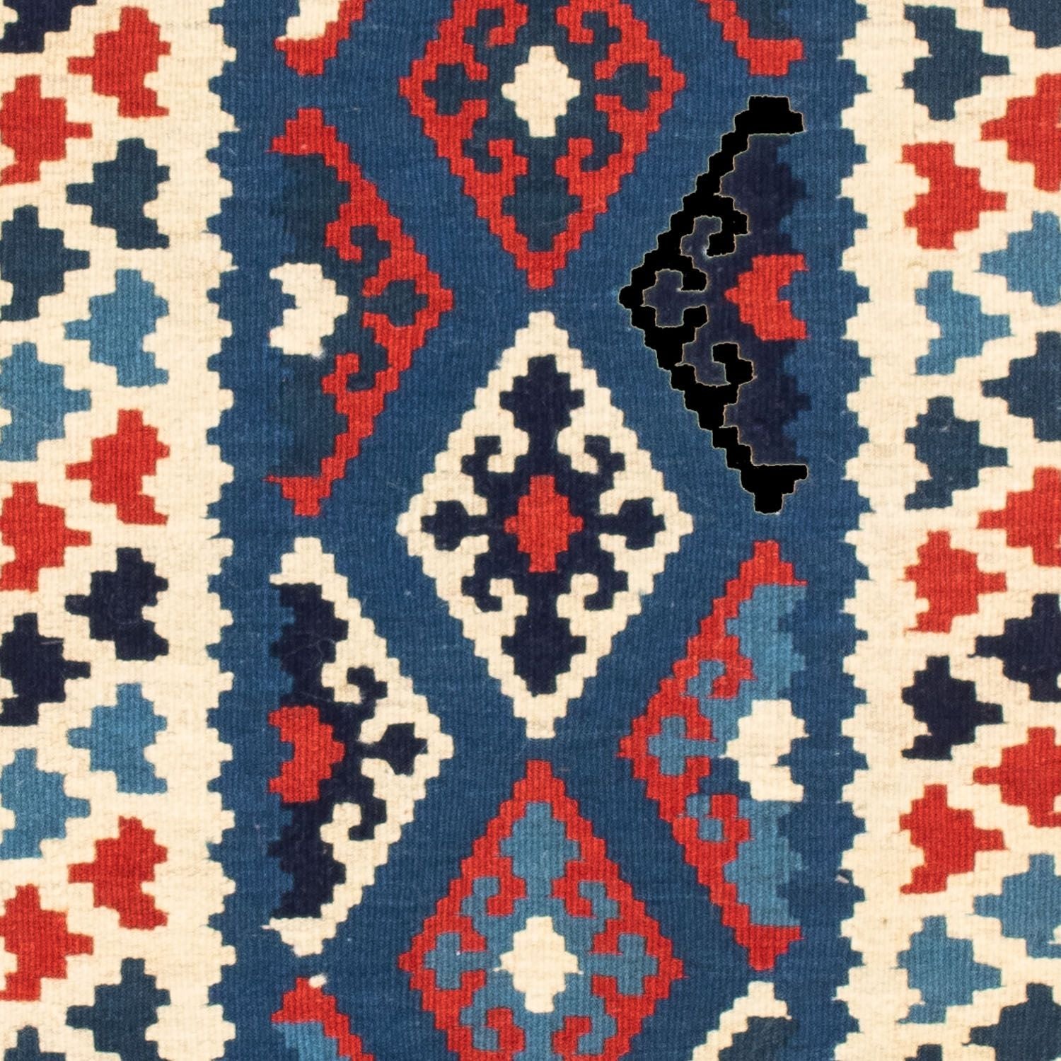 Alfombra Kelim - Oriental cuadrado  - 102 x 102 cm - multicolor