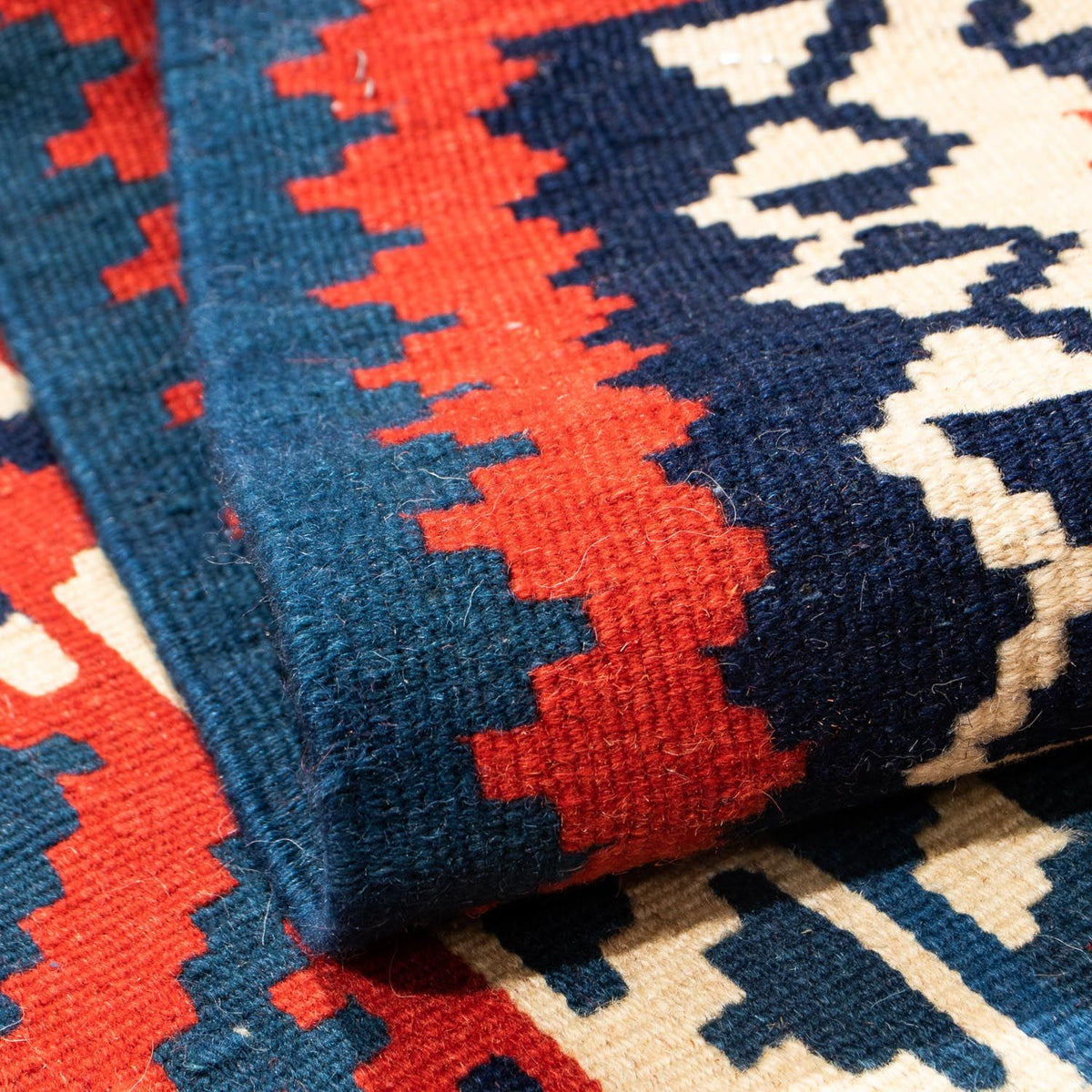 Alfombra Kelim - Oriental cuadrado  - 102 x 102 cm - multicolor