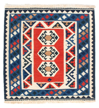 Alfombra Kelim - Oriental cuadrado  - 103 x 103 cm - multicolor