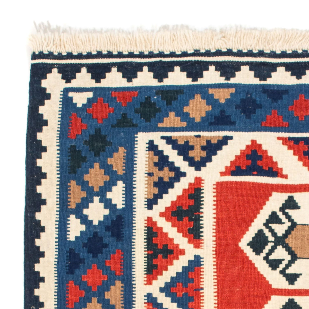 Alfombra Kelim - Oriental cuadrado  - 103 x 103 cm - multicolor