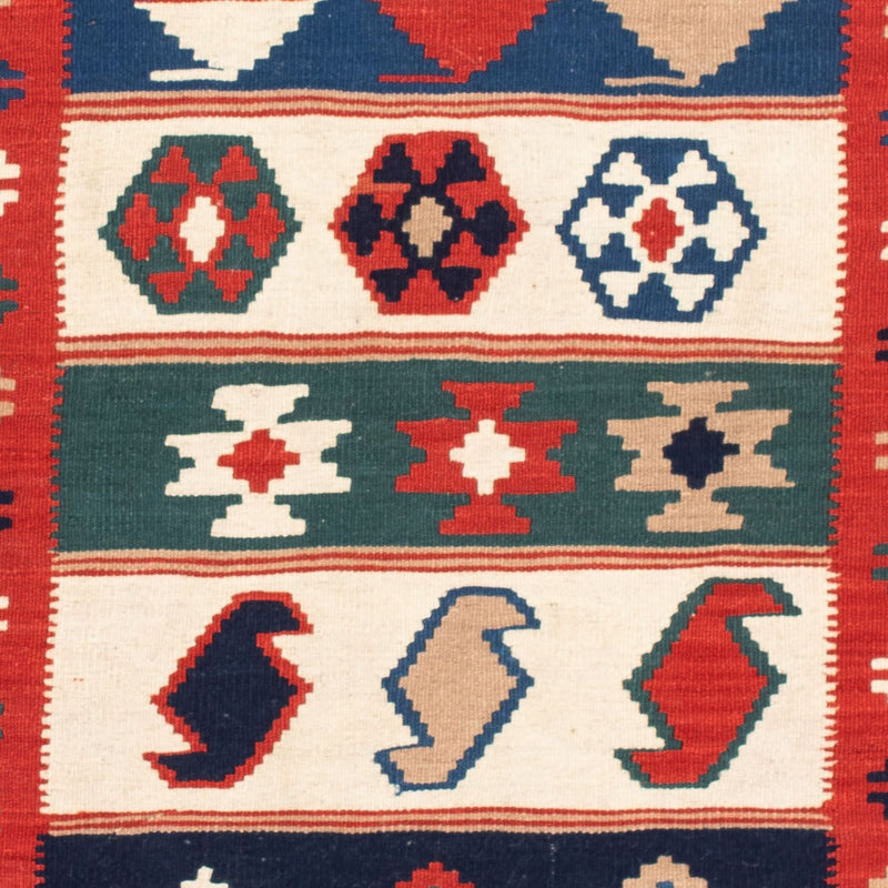 Alfombra Kelim - Oriental cuadrado  - 106 x 100 cm - multicolor