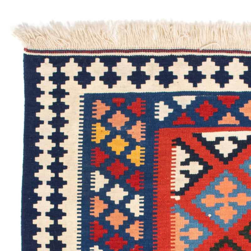 Alfombra Kelim - Oriental cuadrado  - 118 x 102 cm - azul