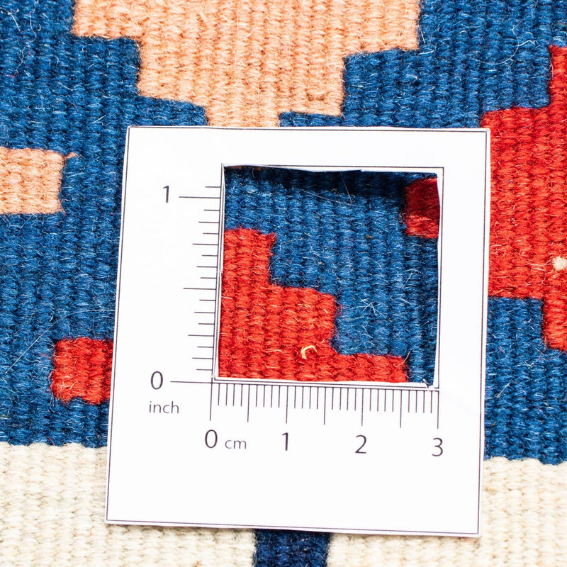 Alfombra Kelim - Oriental cuadrado  - 118 x 102 cm - azul