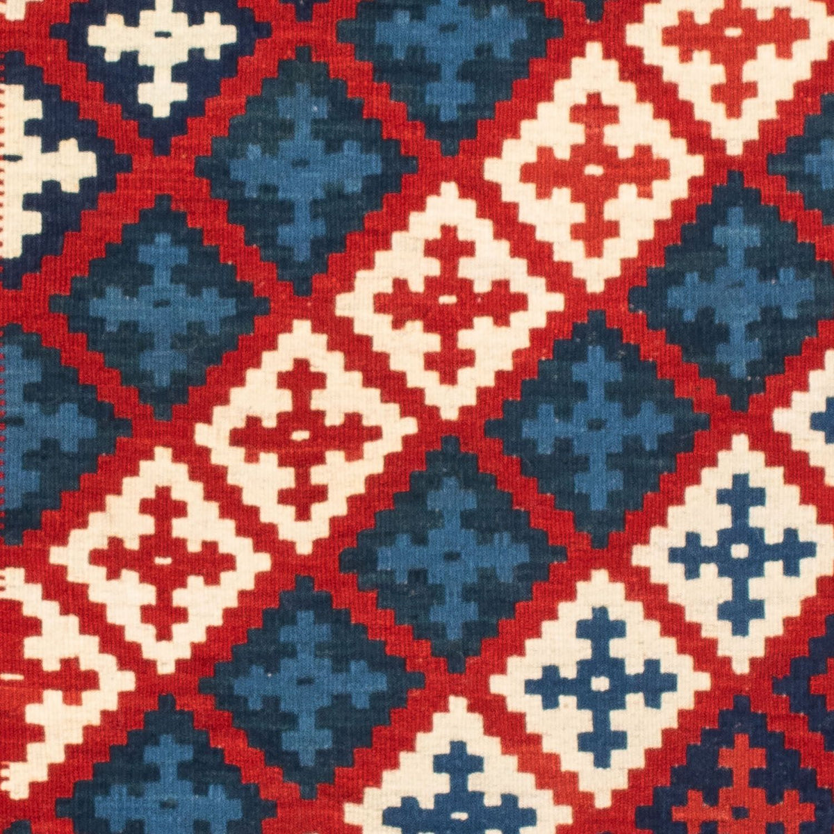 Alfombra Kelim - Oriental cuadrado  - 105 x 104 cm - multicolor