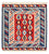 Alfombra Kelim - Oriental cuadrado  - 110 x 105 cm - azul