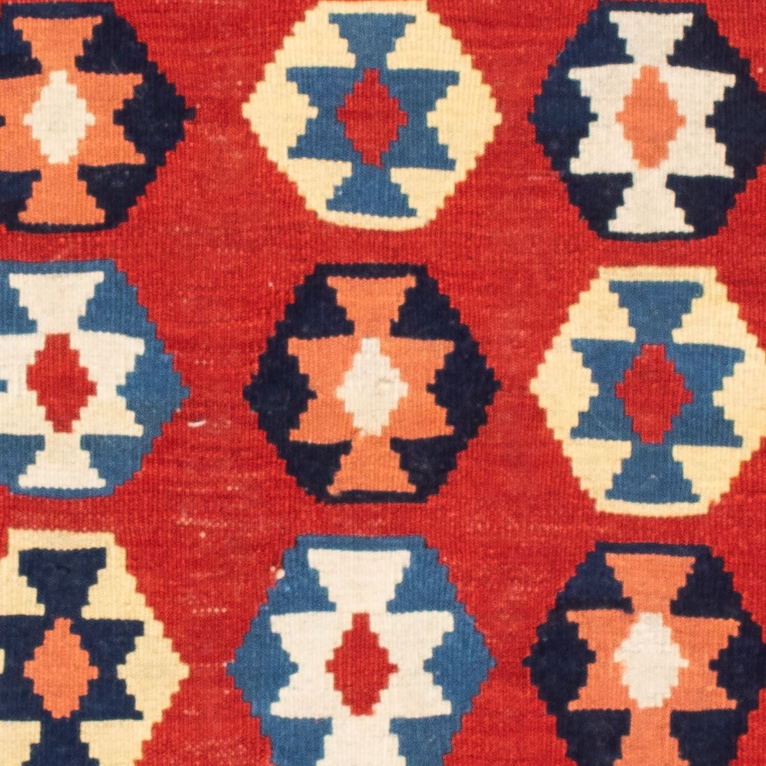 Alfombra Kelim - Oriental cuadrado  - 110 x 105 cm - azul