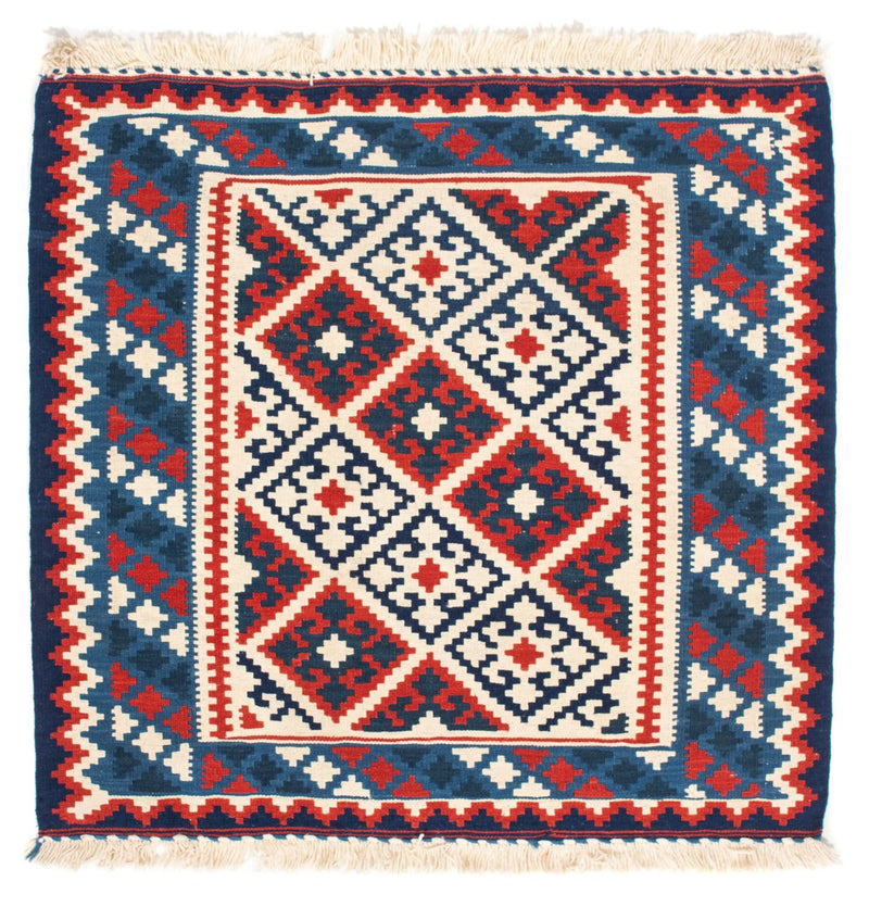 Alfombra Kelim - Oriental cuadrado  - 103 x 102 cm - beige