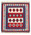 Alfombra Kelim - Oriental cuadrado  - 106 x 103 cm - azul