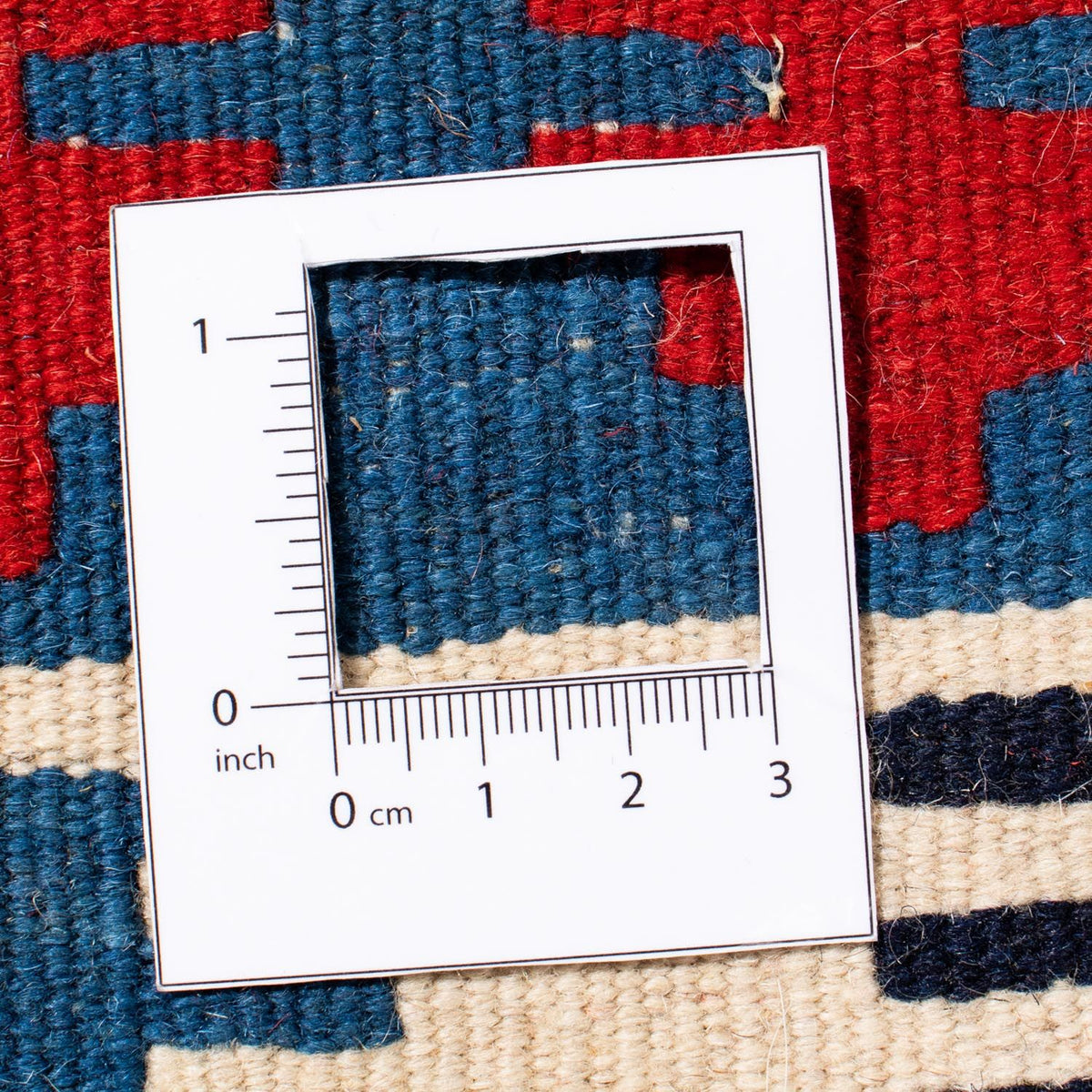 Alfombra Kelim - Oriental cuadrado  - 106 x 103 cm - azul