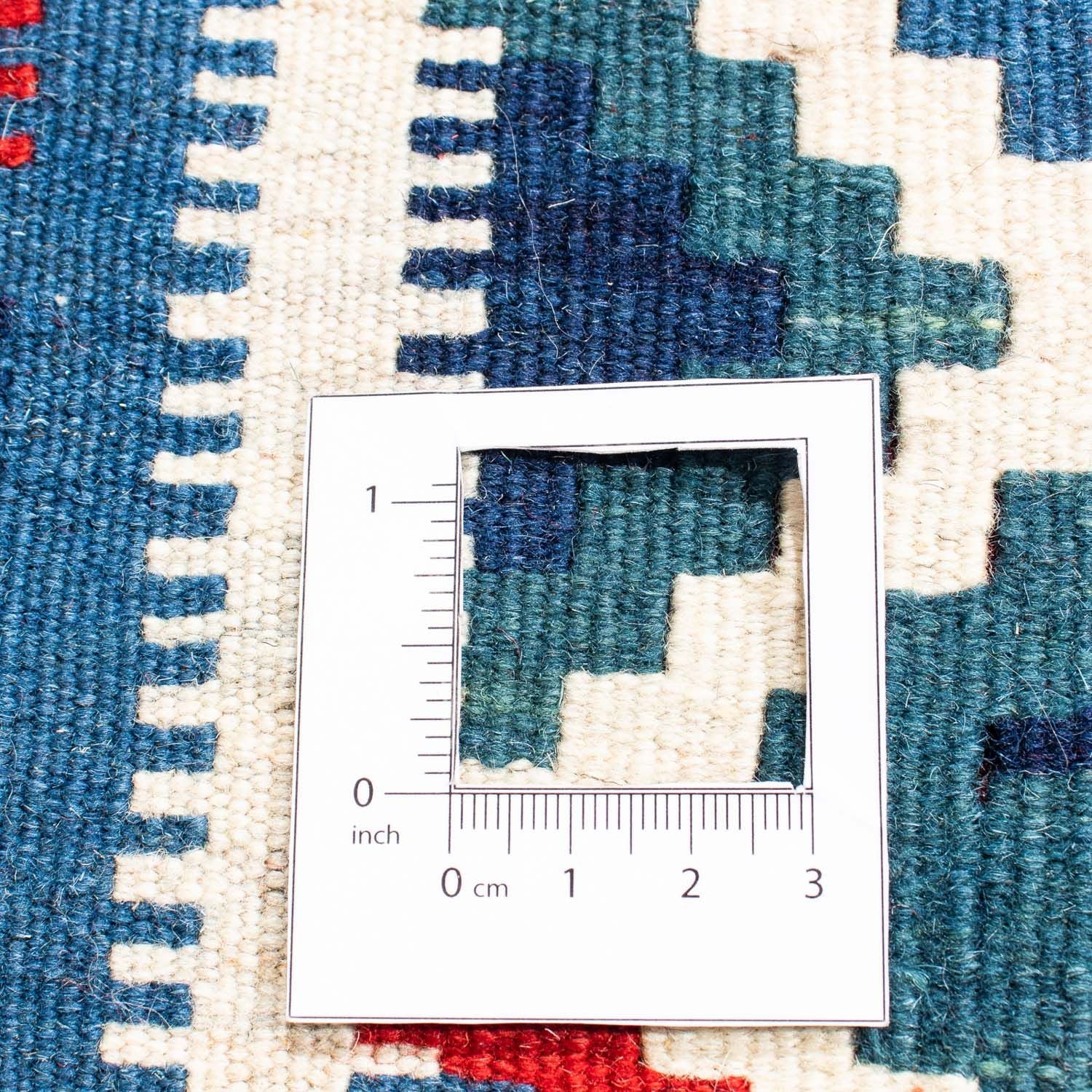 Alfombra Kelim - Oriental cuadrado  - 104 x 100 cm - azul oscuro