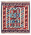 Alfombra Kelim - Oriental cuadrado  - 104 x 99 cm - multicolor