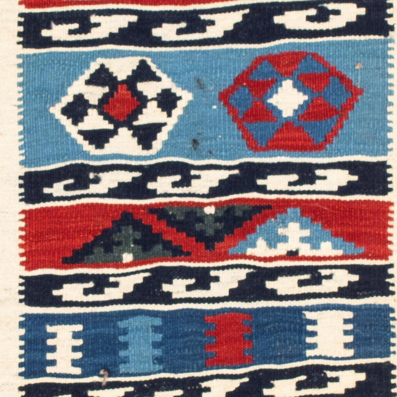Alfombra Kelim - Oriental cuadrado  - 104 x 99 cm - multicolor