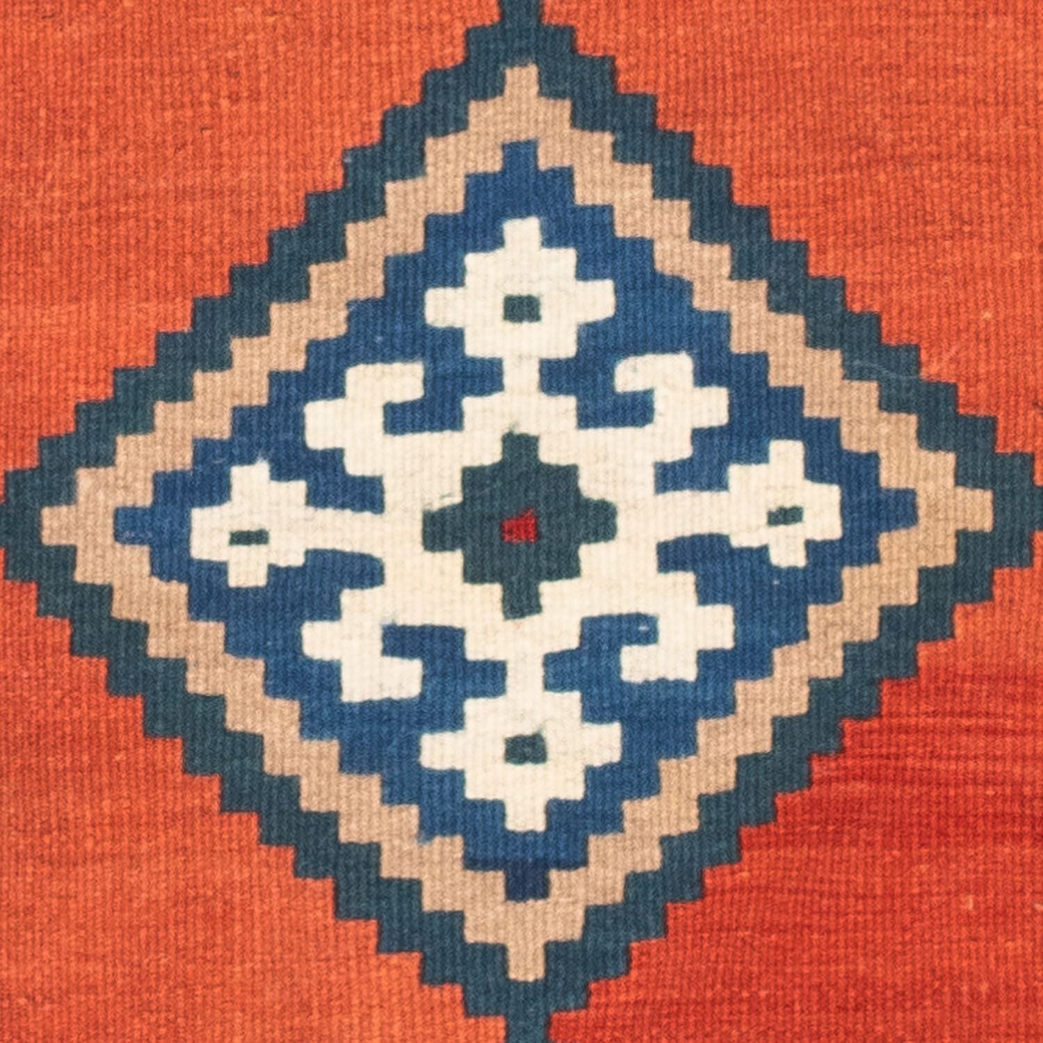 Alfombra Kelim - Oriental cuadrado  - 102 x 102 cm - óxido