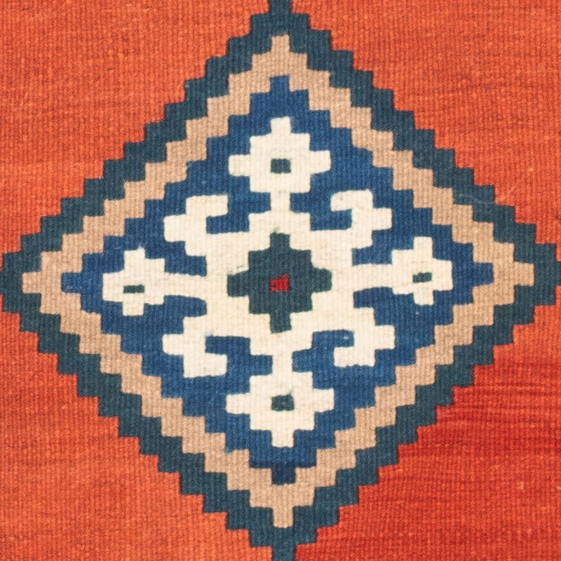 Alfombra Kelim - Oriental cuadrado  - 102 x 102 cm - óxido