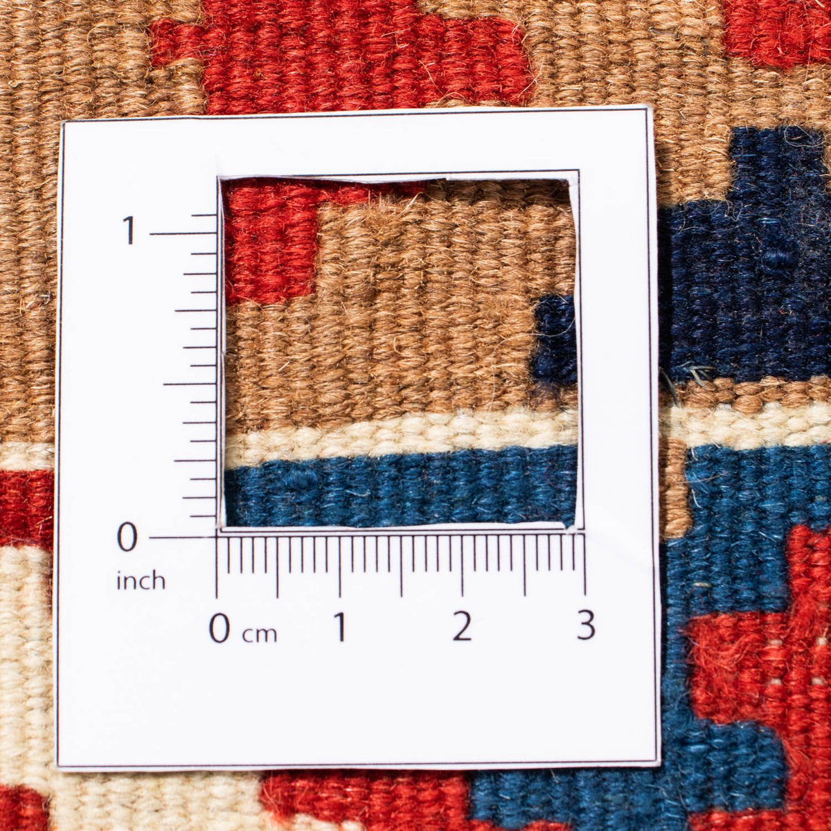 Alfombra Kelim - Oriental cuadrado  - 104 x 102 cm - azul