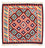 Alfombra Kelim - Oriental cuadrado  - 106 x 105 cm - rojo