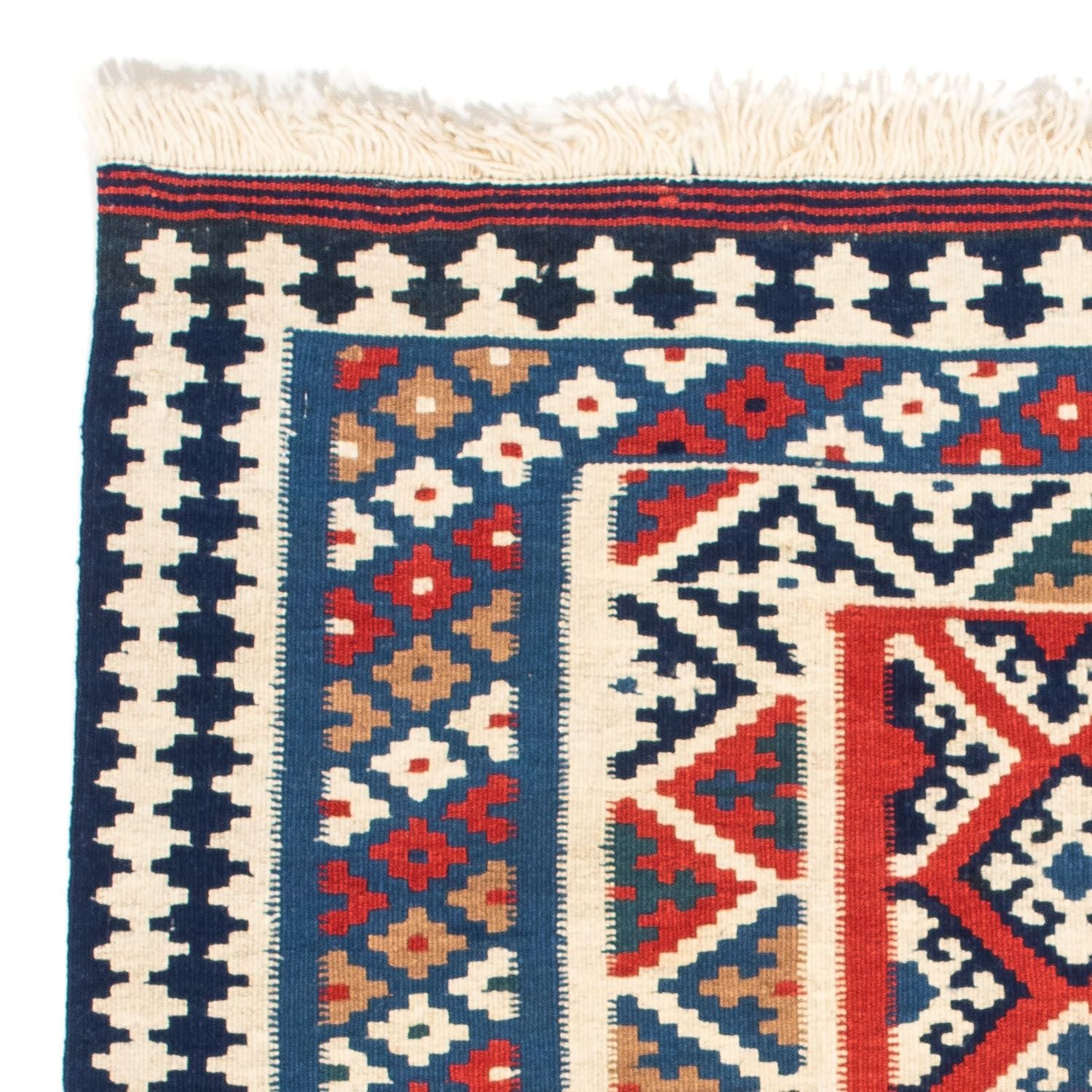 Alfombra Kelim - Oriental cuadrado  - 99 x 95 cm - azul oscuro