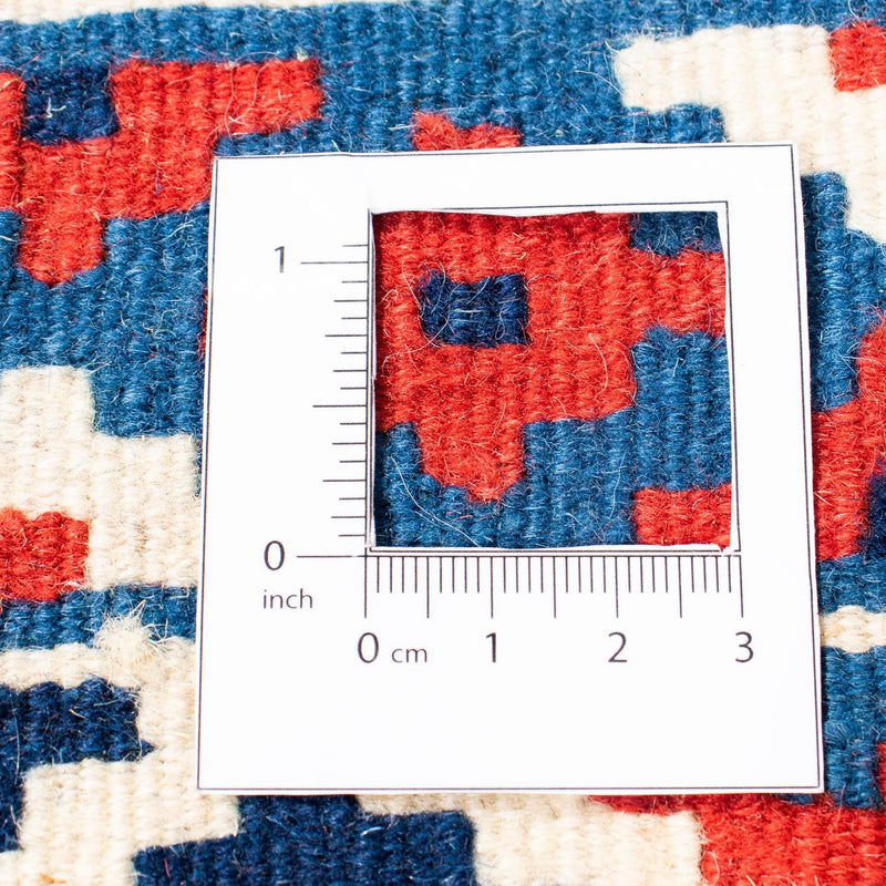 Alfombra Kelim - Oriental cuadrado  - 99 x 95 cm - azul oscuro