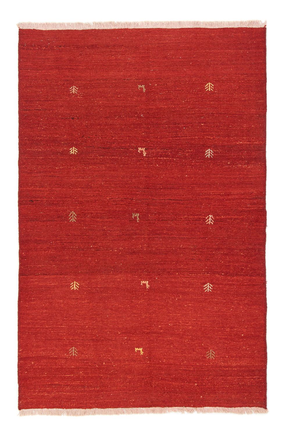Alfombra Gabbeh - Persa - 187 x 121 cm - rojo
