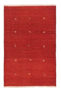 Alfombra Gabbeh - Persa - 187 x 121 cm - rojo